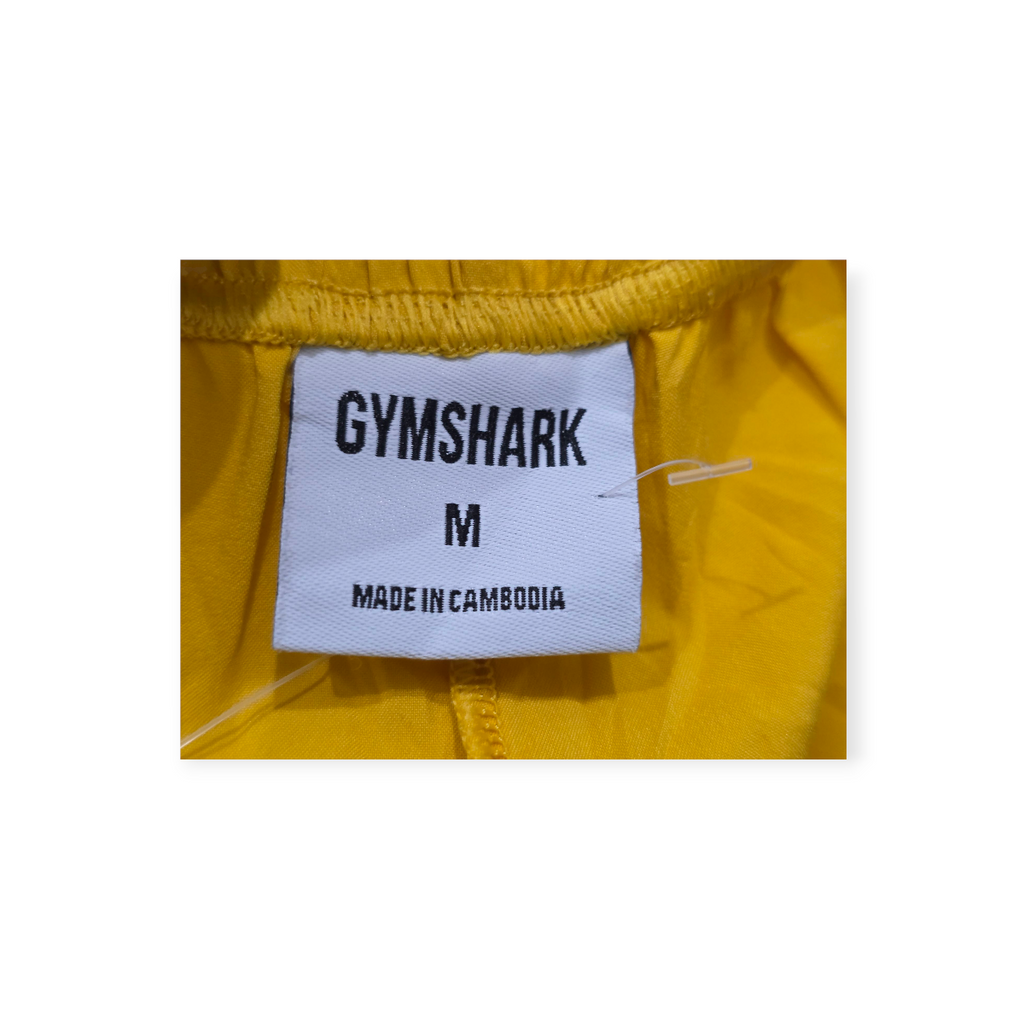 Short Gymshark Mediano M Amarillo De Mujer