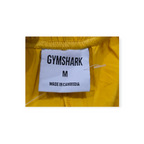 Short Gymshark Mediano M Amarillo De Mujer