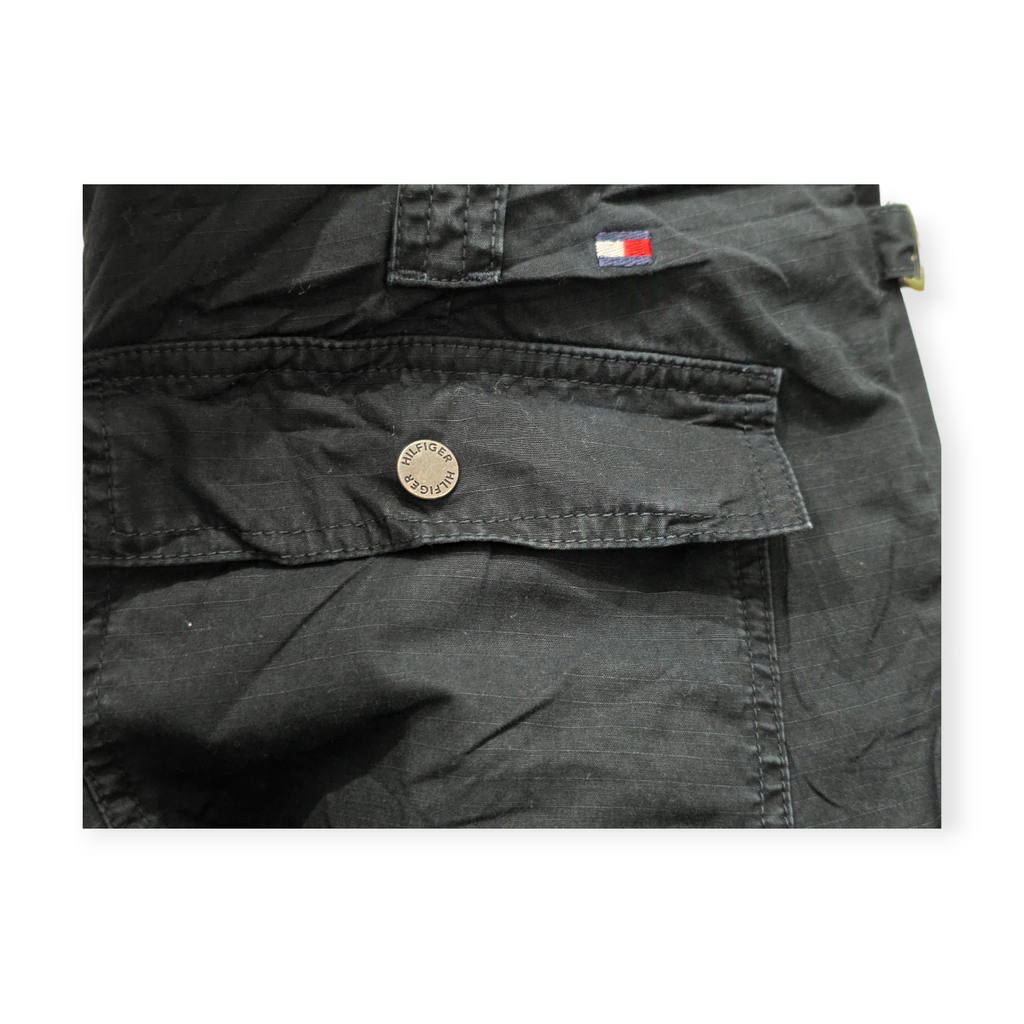 Pantalon Cargo Tommy Hilfiger Negro Talla 8