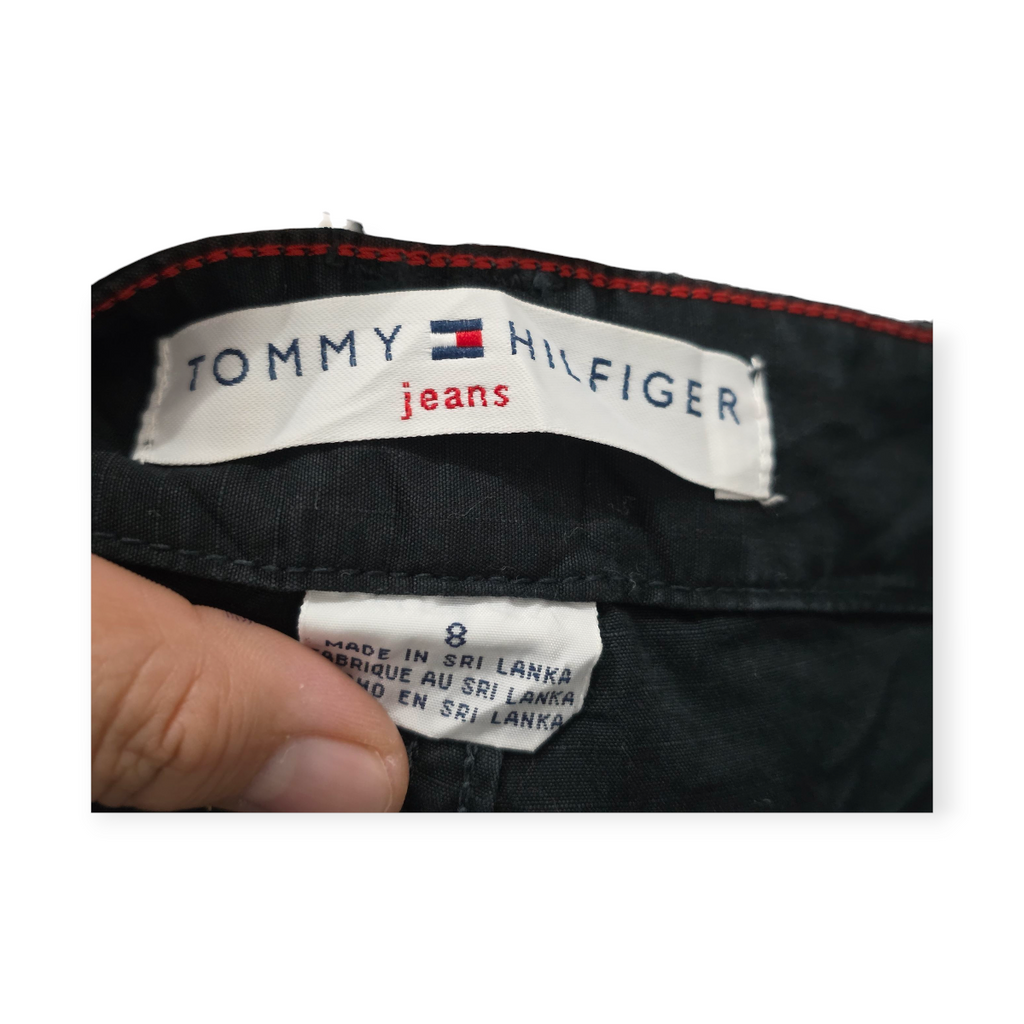 Pantalon Cargo Tommy Hilfiger Negro Talla 8