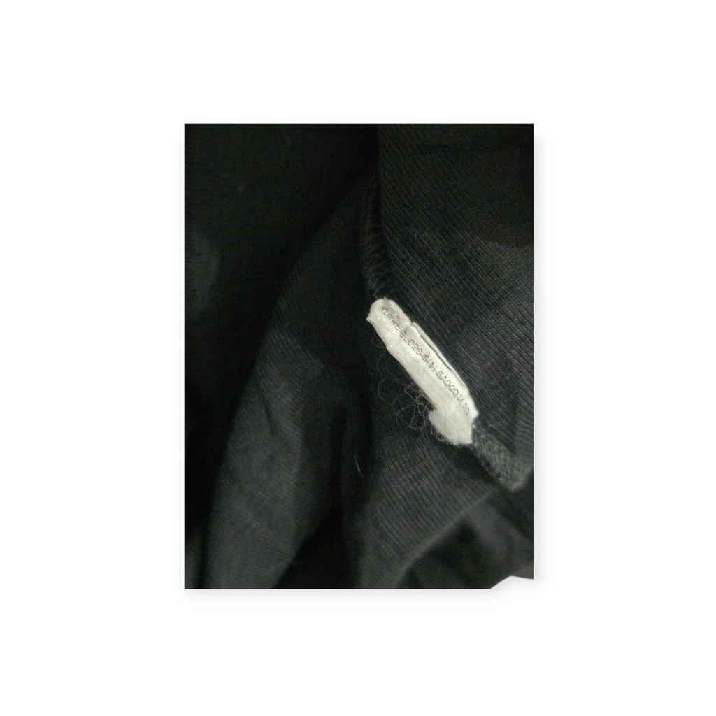 Blusa Ralph Lauren Mediana M Negra Con Detalles Cafe