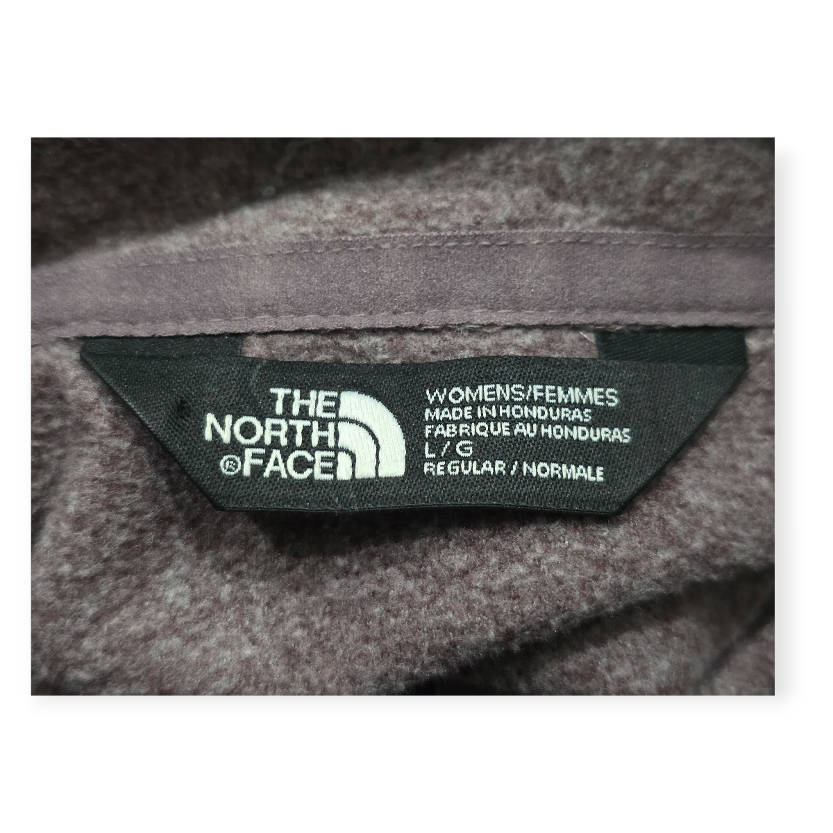 Chamarra Ligera The North Face L Medio Cierre Color Morado