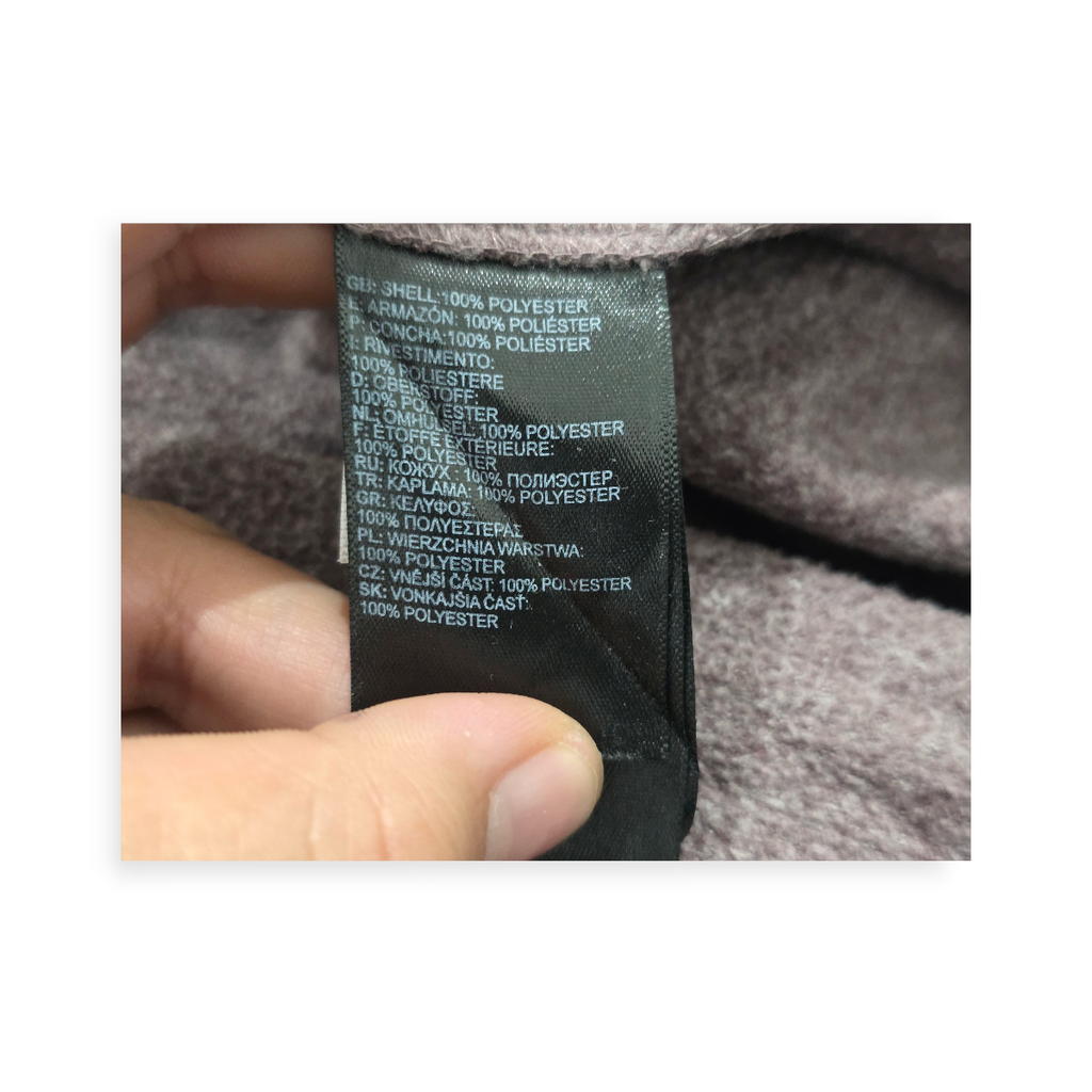 Chamarra Ligera The North Face L Medio Cierre Color Morado