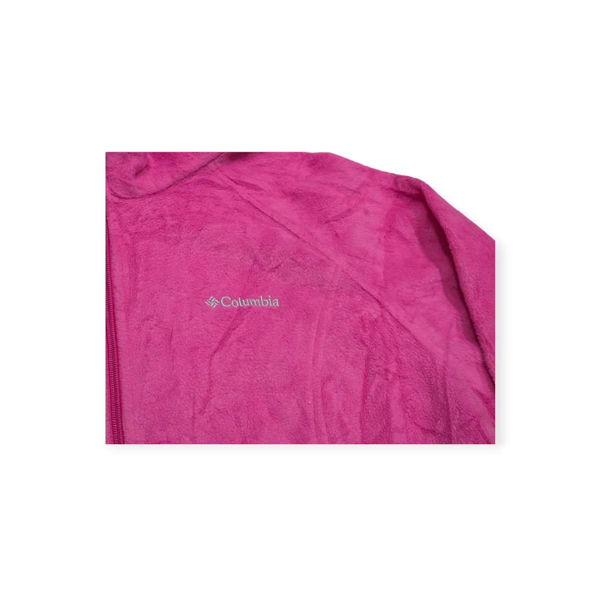 Chamarra Polar Columbia De Mujer Xgrande Xl Color Rosa