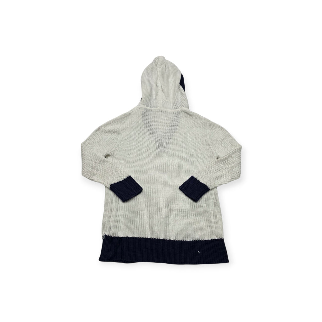Sueter Con Gorro Ralph Lauren Petite Blanco Con Azul