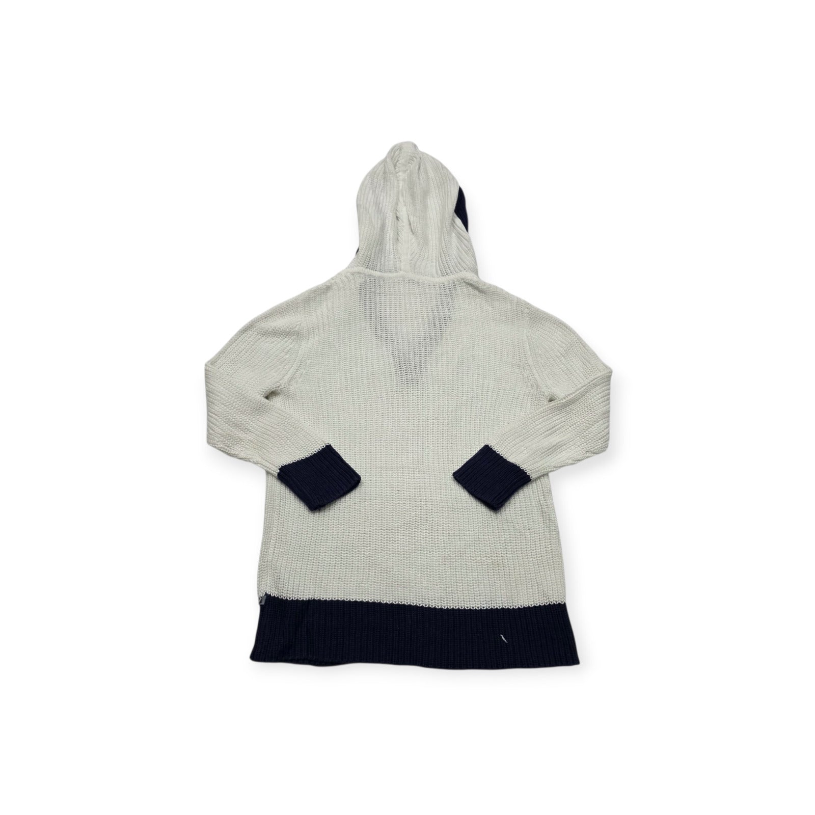 Sueter Con Gorro Ralph Lauren Petite Blanco Con Azul