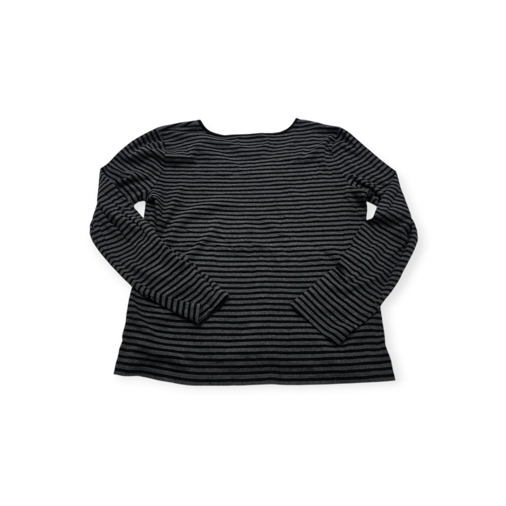 Playera Ralph Lauren Xgrande Xl Gris Oscuro Con Lineas