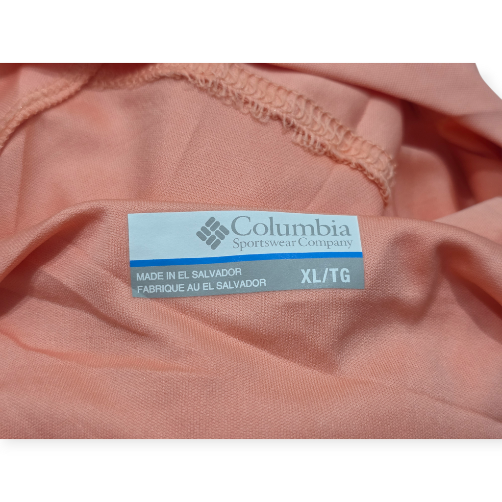 Playera Con Gorro Columbia Omnishade Xgrande Xl Naranja