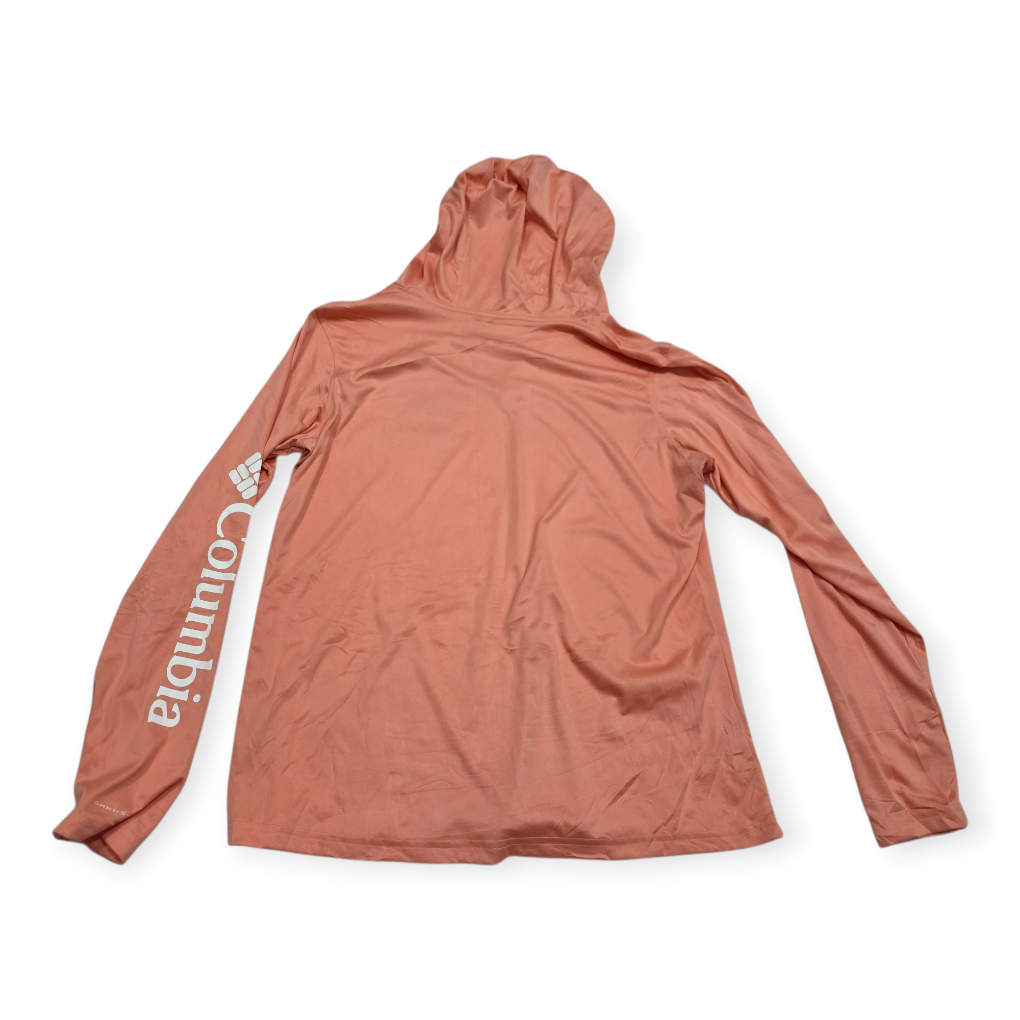 Playera Con Gorro Columbia Omnishade Xgrande Xl Naranja