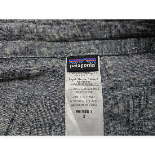 Bermuda Patagonia Talla 2 De Mujer Color Gris