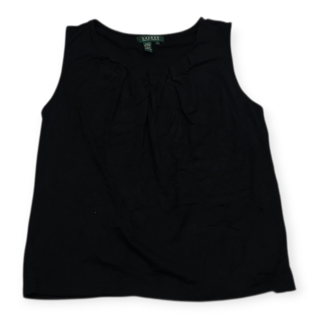 Blusa Ralph Lauren Grande L Sin Mangas Color Negro