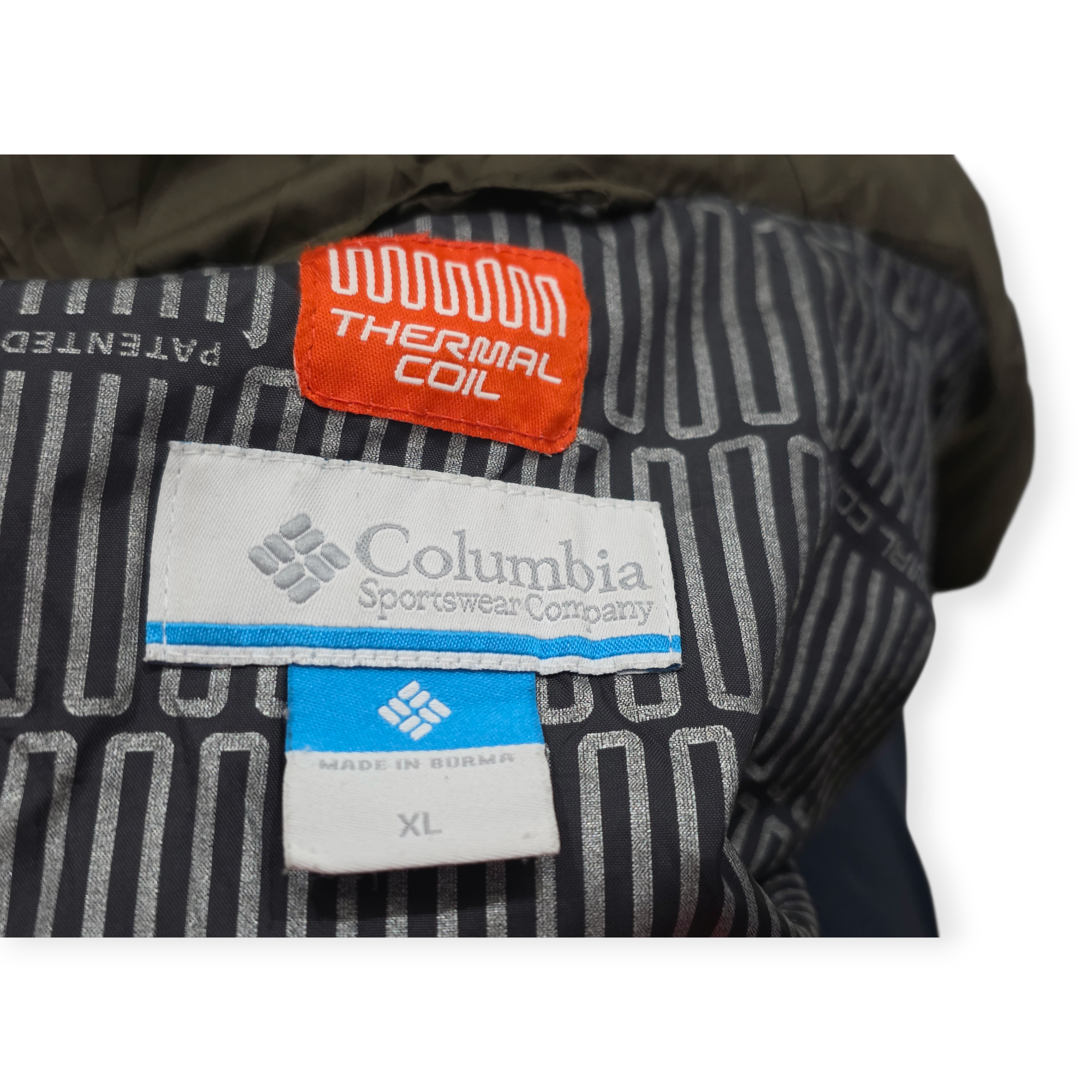 Chamarra Columbia Thermal Coil Verde Olivo Talla Xl De Mujer