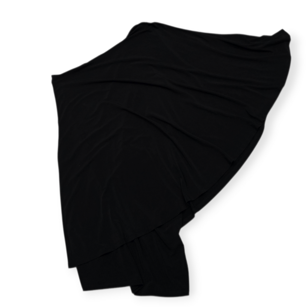 Michael Kors Vestido Negro Moderno Corte Irregular Talla M