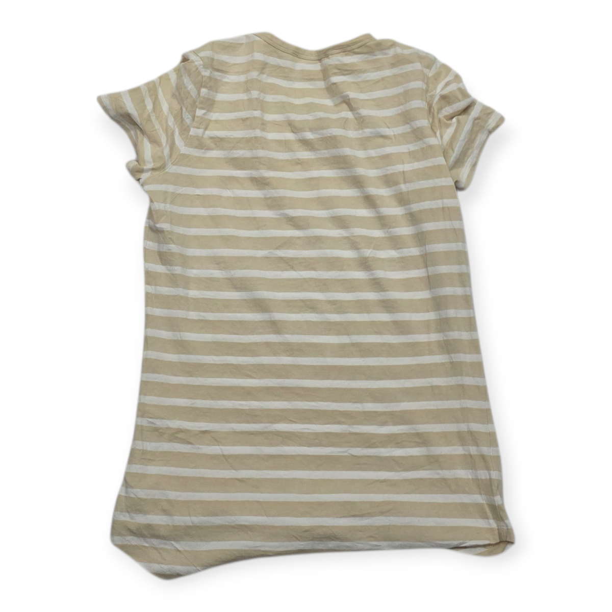 Playera Michael Kors Rayada Chico S Color Crema Manga Corta