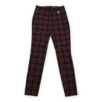 Legging Tommy Hilfiger Talla 4 Rojo/negro A Cuadros