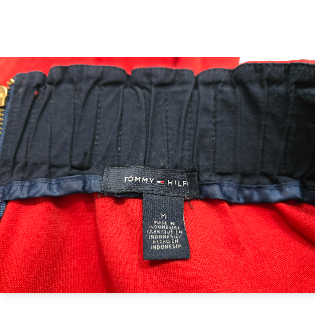 Falda Tommy Hilfiger Mediana M Roja Con Resorte