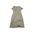 Vestido Hugo Boss Cafe Claro Talla 2 Manga Corta