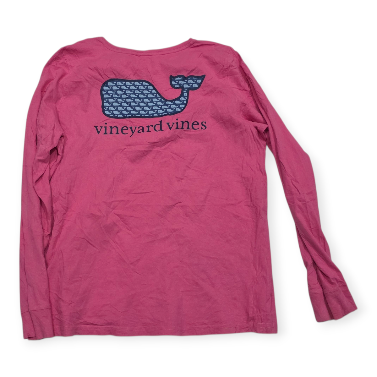 Playera Vineyard Vines Rosa De Mujer Xgrande Xl Manga Larga