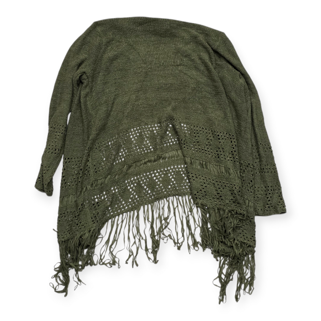 Cardigan Michael Kors Verde Flecos Tejido Calado Talla S