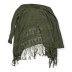 Cardigan Michael Kors Verde Flecos Tejido Calado Talla S